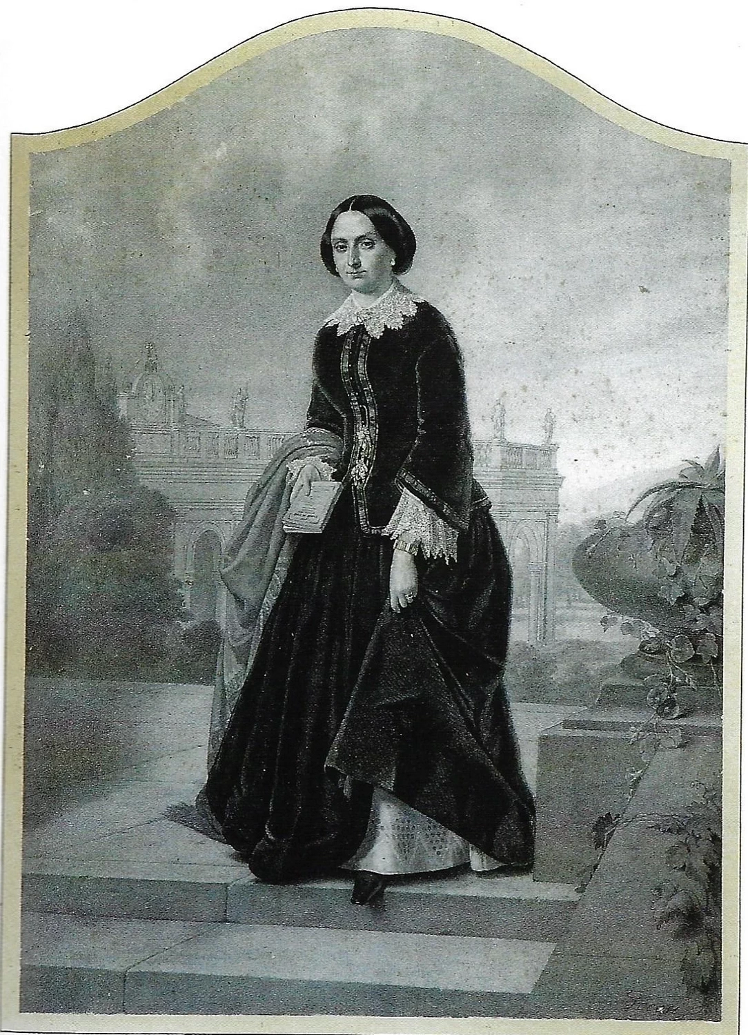 Ritratto della contessa Antonietta Castelbarco Litta Albani, 1855
